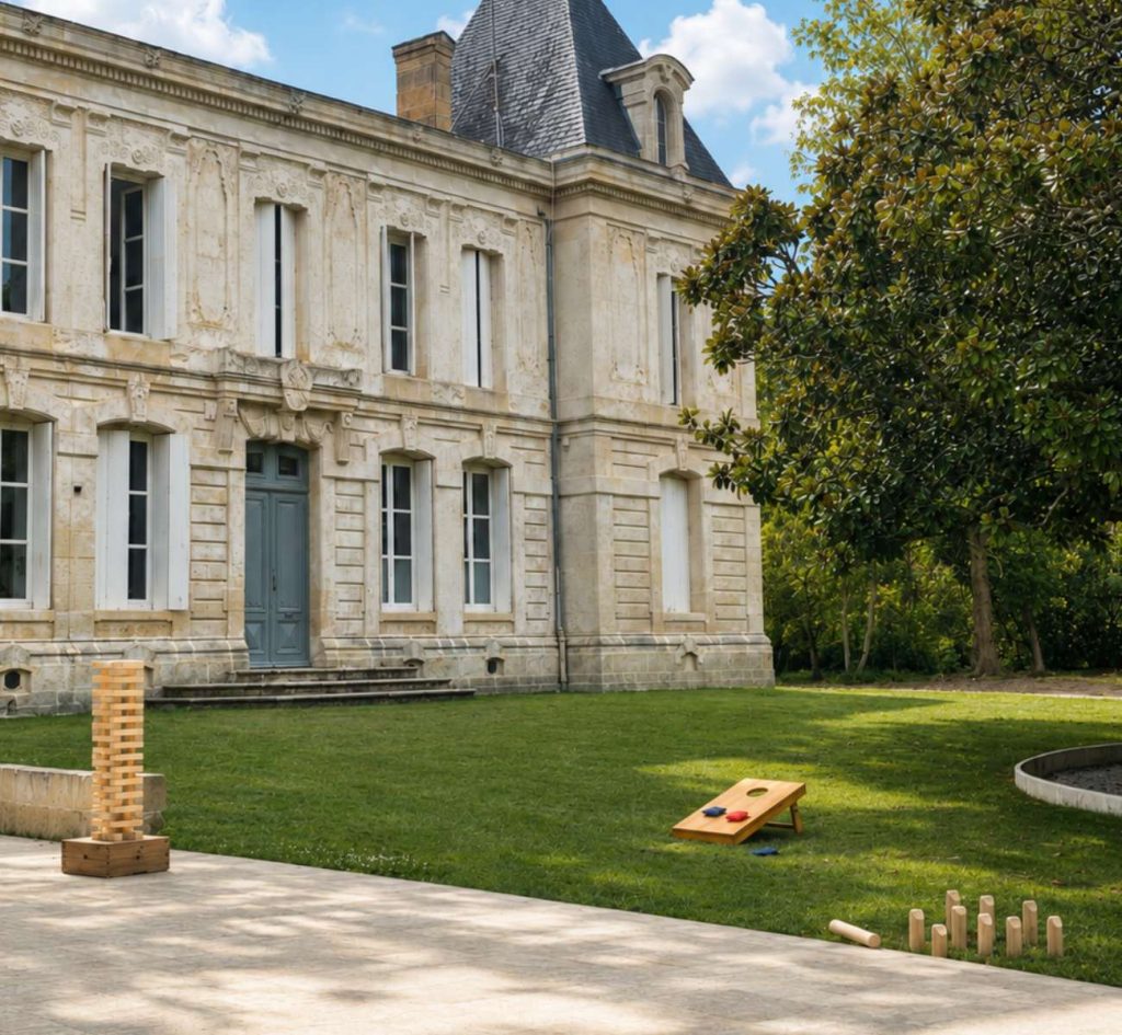 Team building en extérieur près de Bordeaux au Château des Dauphins près de Bordeaux